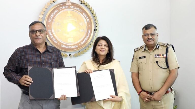 TGCSB and NALSAR Sign a contract to strengthen the recovery of cyber law in Telangana