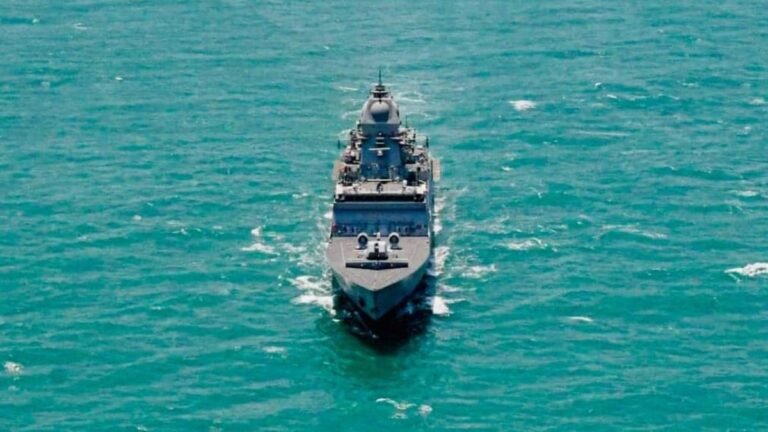 Ins Nilgiri joins to the eastern naval comedy in Visakhapatnam