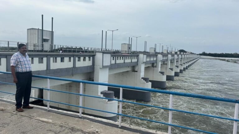 Excess water released from mettur diverted to collides