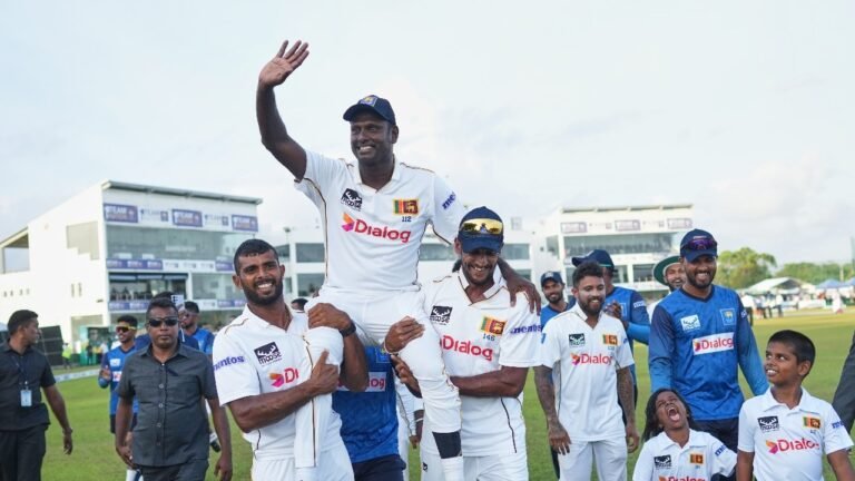 Beating England, Australia: Angelo Mathews selects the best test memories after the good