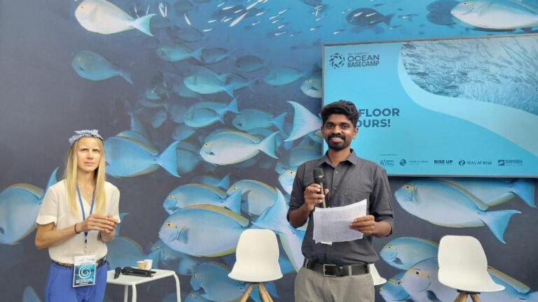 Hitting disaster on the coast of Kerala highlighted on Ocean Meet in Nice