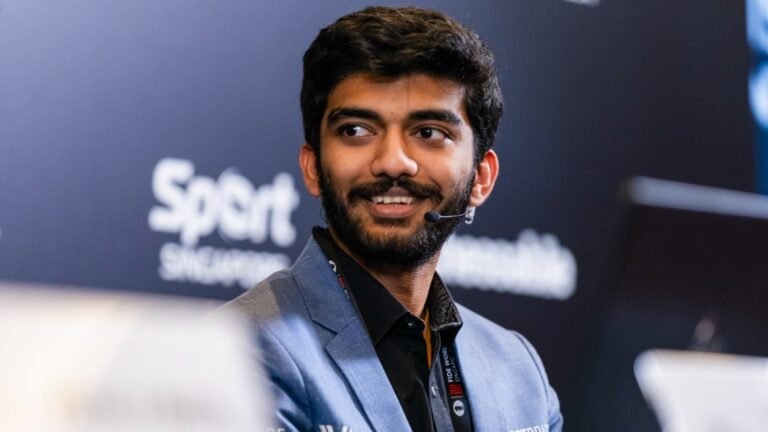 Watch: D Gukesh selects his favorite meme on viral magnus carles explosion