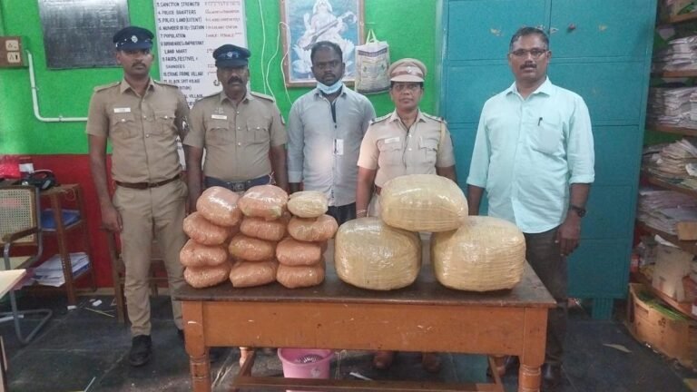 GRP entertains 35 kg Ganja at Jolarpet Station