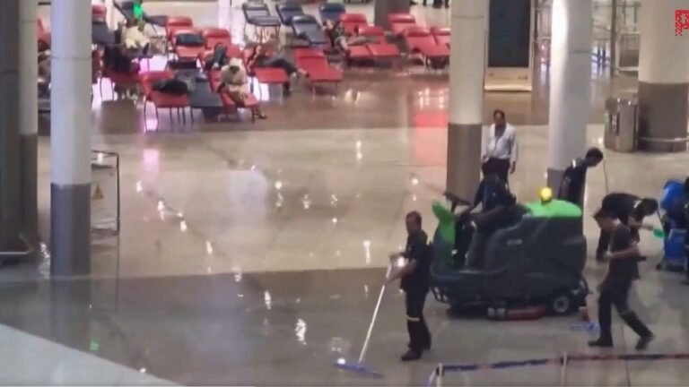 Delhi Rains: Water enters the IGI 1 Airport Terminal; 12 flights diverted Watch video | Tech Word News