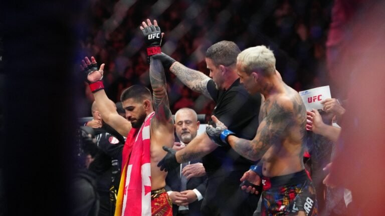 UFC 317: TOPRIA wins light gold after the 1st round of Ko vs olivier, Pantoja is maintained