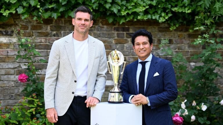 Anderson-Tendelkar Trophy revealed as India, England Legends represent new silver utensils
