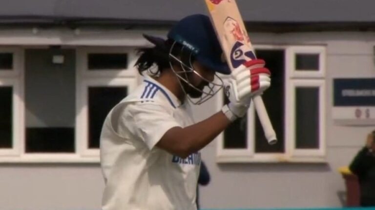 KL RAHUL begins a tour of England scintillation one hundred vs England Lions