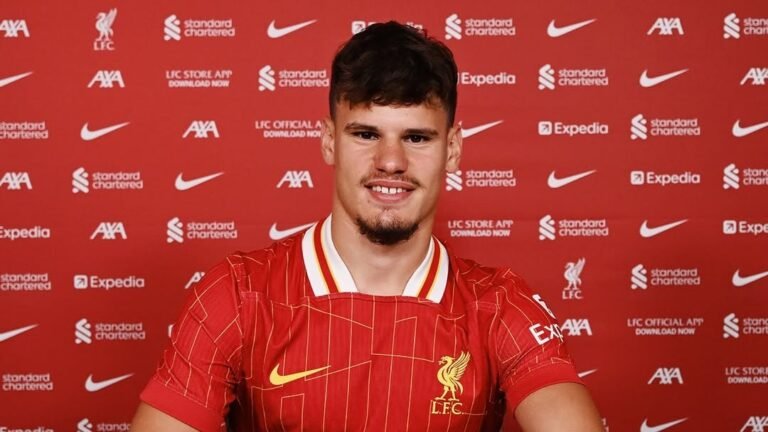 Liverpool sign a full-back Milos Kerkez from AFC Bournemouth on a five-year agreement