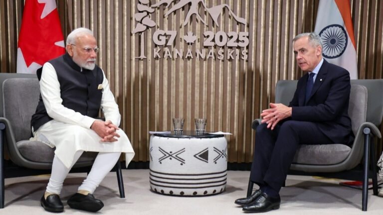 PM Modi meets Mark Carney at the G7-“Relations India-Canada Extremely Important” Tech Word News