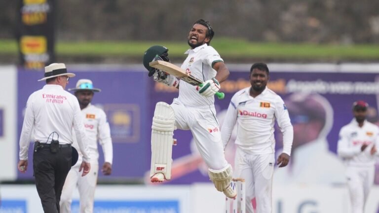 SL VS BAN: Hired Shanto creates history, connects the list with multiple twins in tests