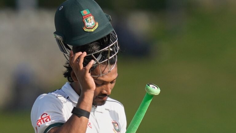 Najmul Shanto leaves as Bangladesh’s test captain after the defeat of the Sri Lanka series