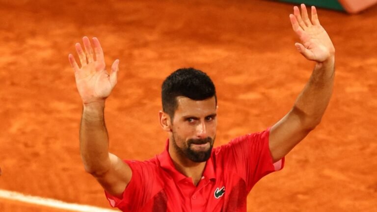 Novak Djokovic suggests farewell to the French open, uncertain future after 2025