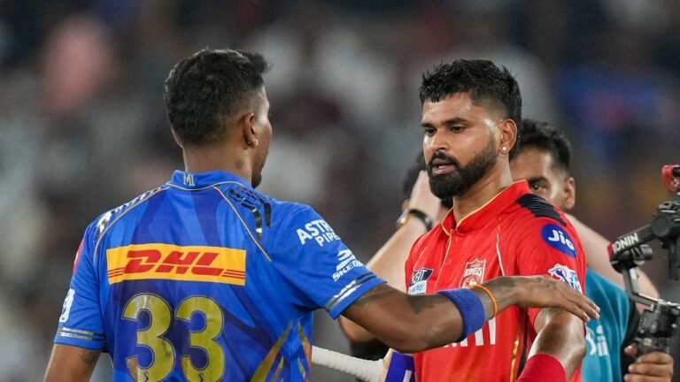 IPL 2025: Shreyas Iyer, Hardik Pandya fined for slow speed in mi vs pbks