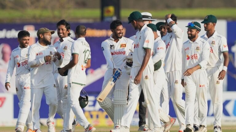 SL VS BAN 1. TEST: SRI LANKA Hold for the draw after Shanto Slams Twin Stavers