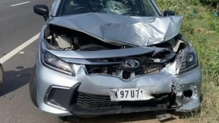 Killed woman, five injured in a traffic accident in Tiruvannamei