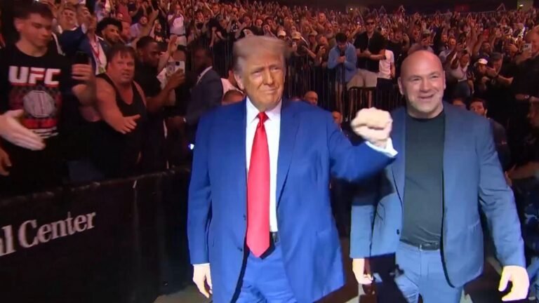 Donald Trump is doing “Epic” in the Ultimate Fighting Championship, Netizens Quip, “Man myth legend!” | The news today