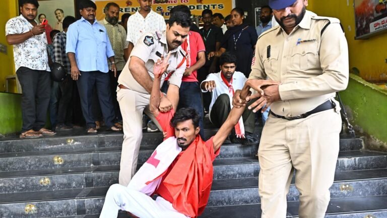 AISF protest against “irregularity” by Junior College