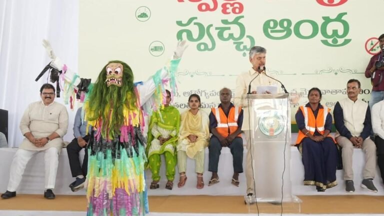 Chief Minister Andhra Pradesh Chandrababu Naida advocates the elimination of plastic with one use of everyday life