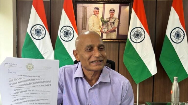Firefighting Services Andhra Pradesh DG orders officials to identify dangerous areas in industrial industries to prevent accidents