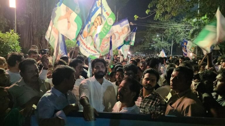 Alcohol fraud: Midhun trapped, YSRCP supporters are gathering outside of prison
