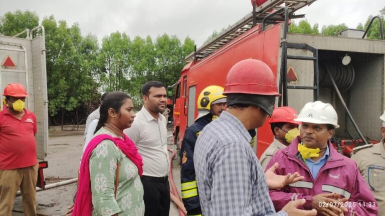 The main industrial accident averted on the area of ​​Paper Mill Andhra