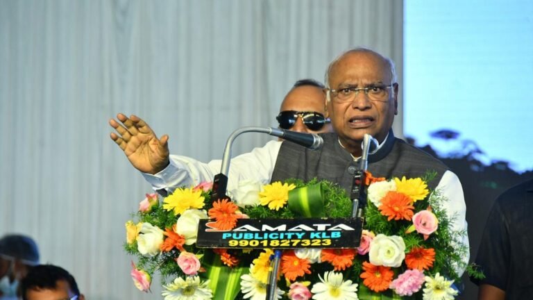 The subsequent government. Failed to protect green coverage, say MALLIKARJUN KHARGE