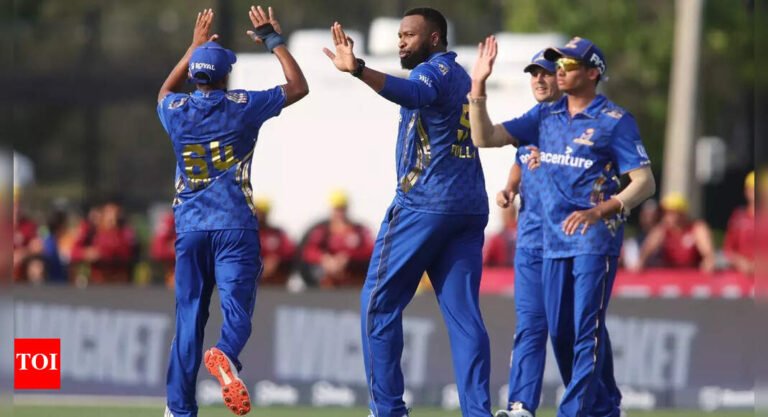 MLC 2025: Versatile Kieron Pollard helps me New York to beat Lakr by 6 runs; Stay in Play -off hunting | Cricket messages – Tech Word News