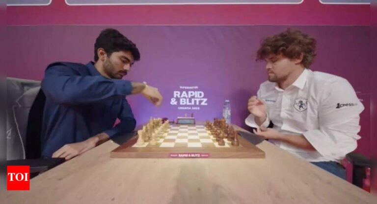 In one minute! D Gukesh, Ultra -Short Clash Wows Chess World Magnus Carlsen – Watch | Chess News – Tech Word News