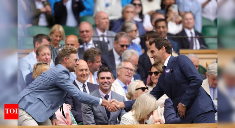 Rare! England Batter Joe Root meets tennis legend Roger Federer, James Anderson also in participation – Watch | Cricket messages – Tech Word News