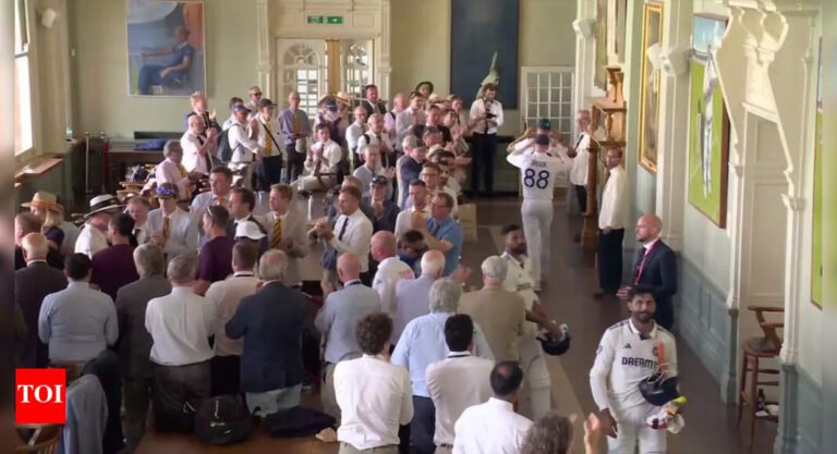 India and England Players get ovation in Lord’s long room – watch | Cricket messages – Tech Word News