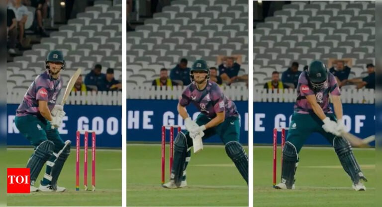 Slap reverse switch or back switch? Middlesx dough plays a wild shot – watch video | Cricket messages – Tech Word News