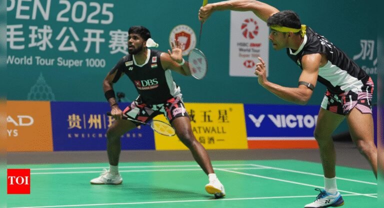 China Open 2025: Satwik-chirag suffers from the semi-finals of the heart against Malaysia chia-suh | Badminton News – Tech Word News