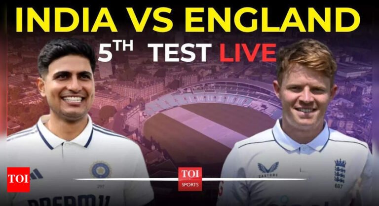 Indian vs vs Eng Live Score, 5th Test Match 1. Day: Rain Stops Play, Sai Sudharsan and SHUBMAN GILL HOLD Fort at lunch – The Tech Word News