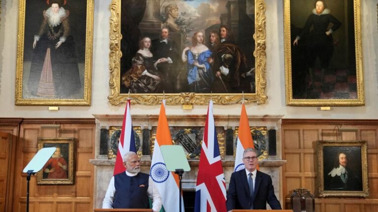 What does the new business agreement in the UK and India mean? | He explained