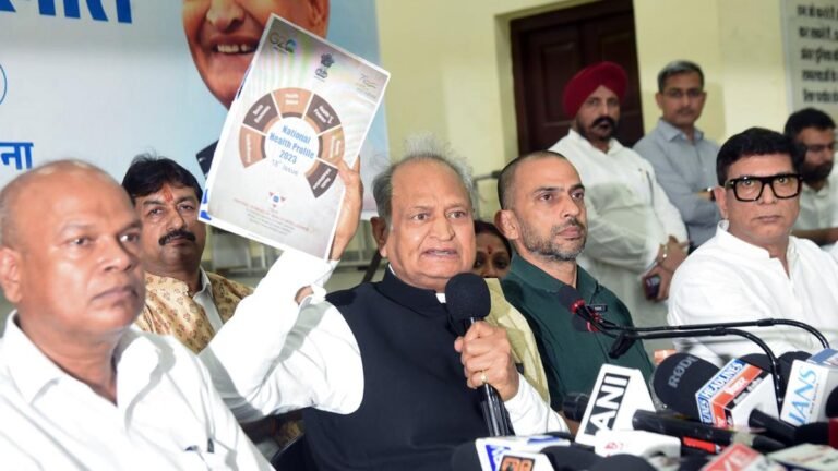 India Bloc will also present a medical plan worth £ 25 lakh in Bihar: Gehlot