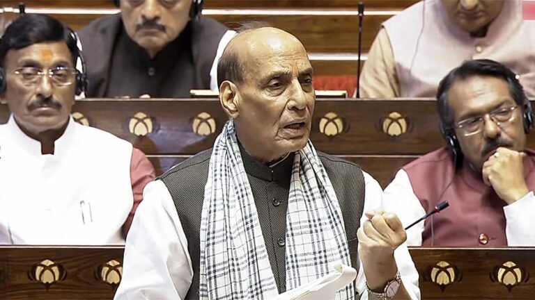 Rajnath urges an international community to limit the financing of terrorism, Pakistan labels as a “kindergarten of terrorism” in Rajya Sabha