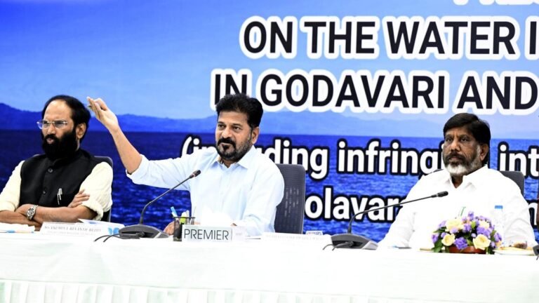 Congress Govt. Will not compromise the rights to the water telangany, CM Revanth Reddy says