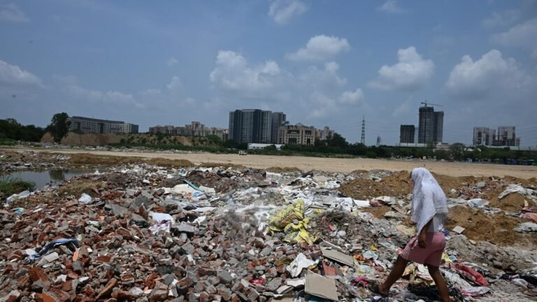 More made, less recycled: open spaces in the gurrogram become in places of illegal dumping C&D