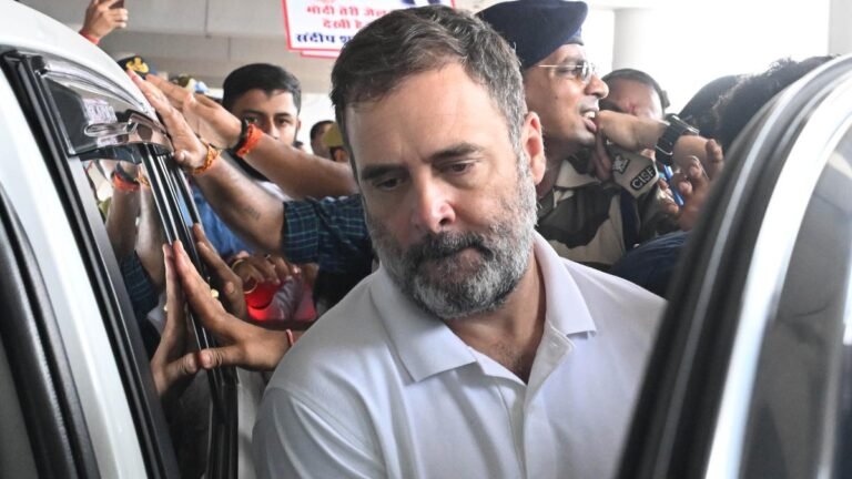 During the safety of Rahula Gandhi when visiting UP, looking for, looking for a probe Social activist in negligence