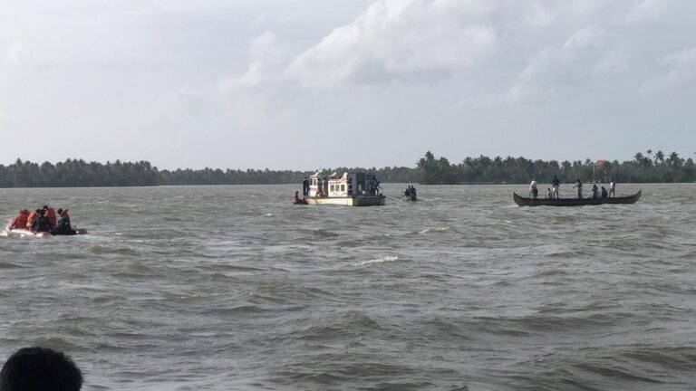 One missing a ship carrying 23 chapters in Vembanad Lake