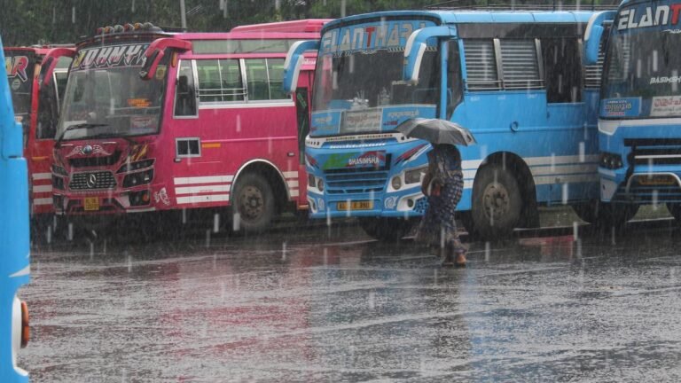 Houses damaged when trees fall on them in heavy rain in Thrissur