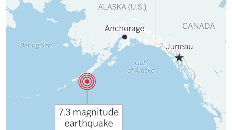 Tsunami warnings rose after 7.3-magnitude earthquakes strike on the coast of Alaska | Tech Word News