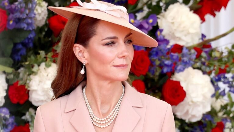 Kate Middleton wears an iconic diora jacket with Pearly Diana to welcome macrons in London | Tech Word News