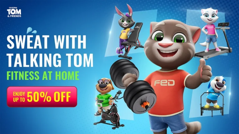 Fed Fitness and Talking Tom Bring Family Exercise Home