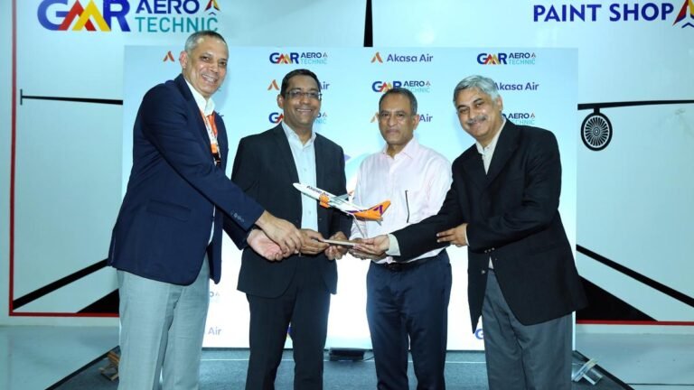 Akasa Air selects GMR Aero Technic Hyderabad to maintain the basic fleet of Boeing 737 Max
