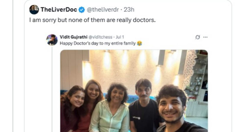 See Gujrathi responds to criticism of the liver doctor after the day of the doctor; Internet says “Ignore folded worker” Tech Word News