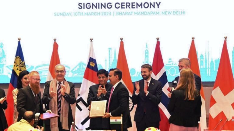 India-Efta business contract to be implemented from October 1: PIYUSH GYAL