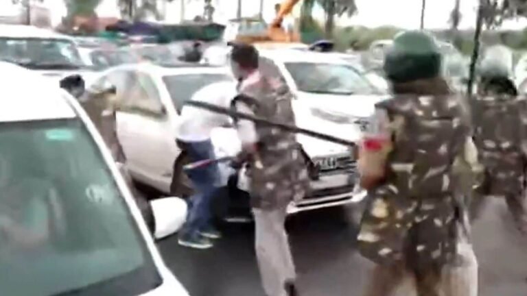 Karni hay blocks the Bopal-Indore motorway, requires the release of State President Jeevan Singh; Police resort to the lathi-poji Tech Word News
