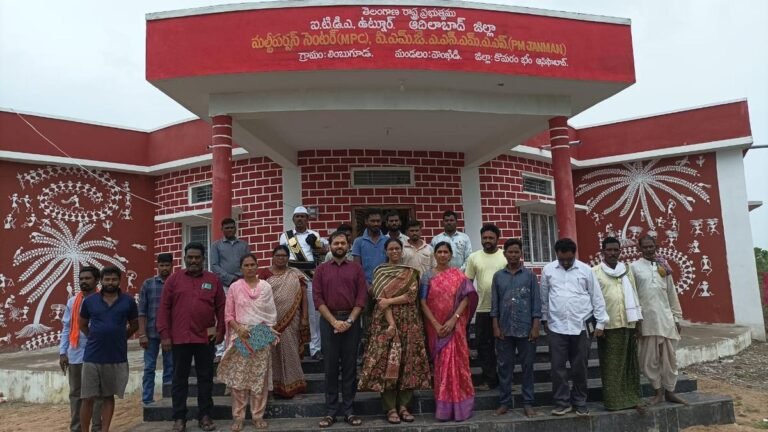 Multipurpose Center equipped with AI-Learning tools established in Limbuguda in the district of Kumram Bhe Asifabad