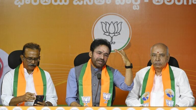 The center worked as a facilitator to join Revanth, Naida together to solve river water problems: Kishan Reddy